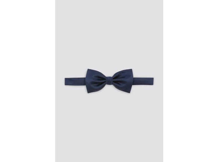 Nœud papillon uni - Bleu foncé