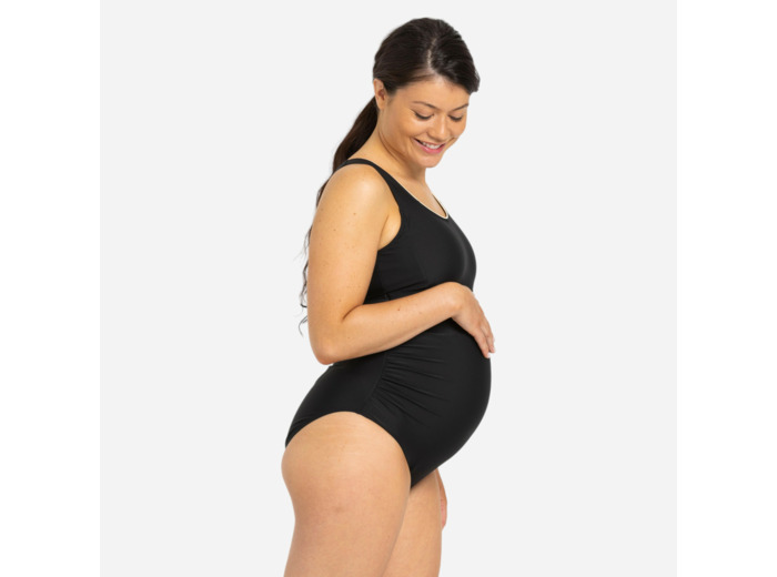 Maillot de Bain Femme 1 Pièce Maternité Nora Noir