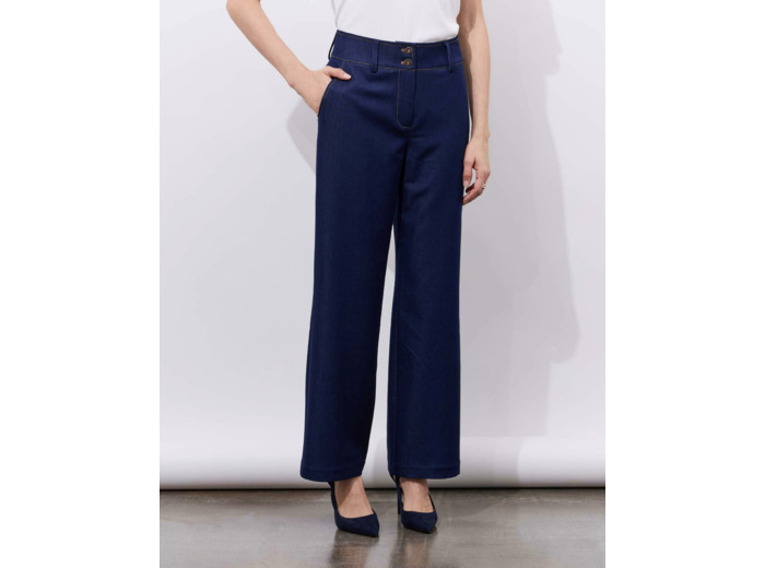 Pantalon long uni MARINE Femme