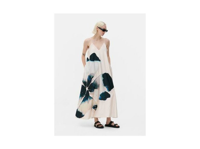 Robe longue à imprimé floral The Edit