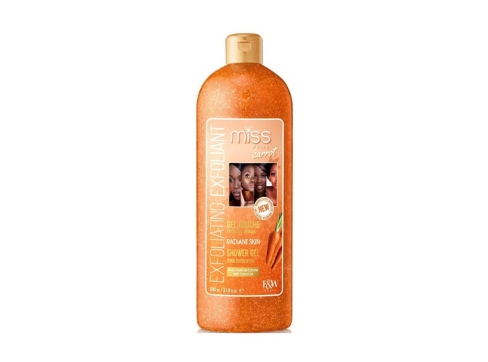 MISS WHITE CARROT GEL DOUCHE EXFOLIANT 940ML