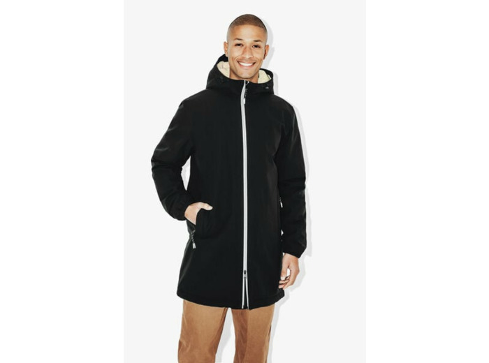 Parka longue déperlante - Noir