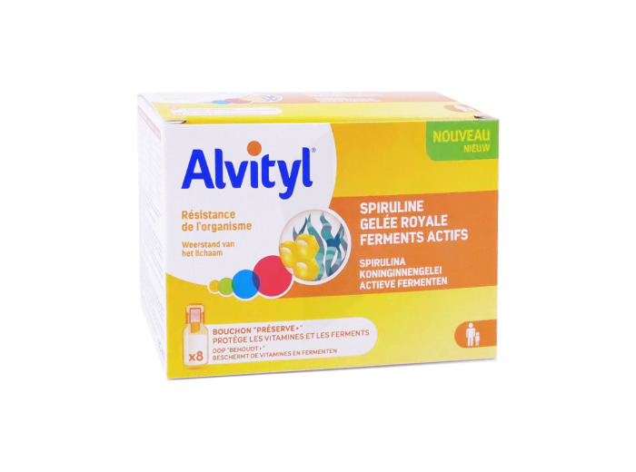 Alvityl Resist Solution Buvable 8 Fioles
