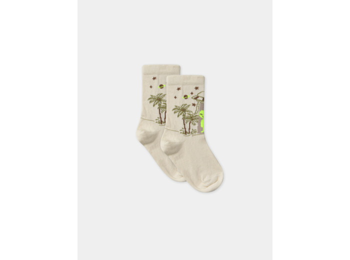Chaussettes jacquard extraterrestre