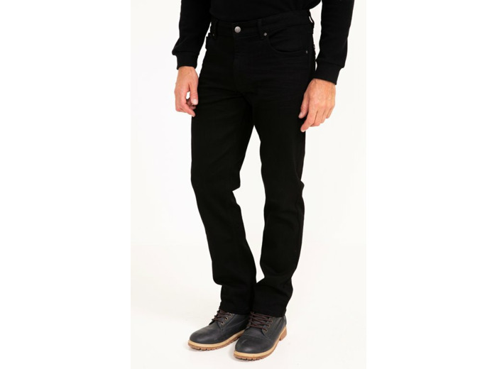 Jean coupe regular Noir