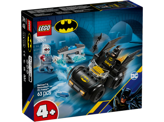 Batman et la Batmobile contre Mr. Freeze LEGO DC Comics Super Heroes 76301