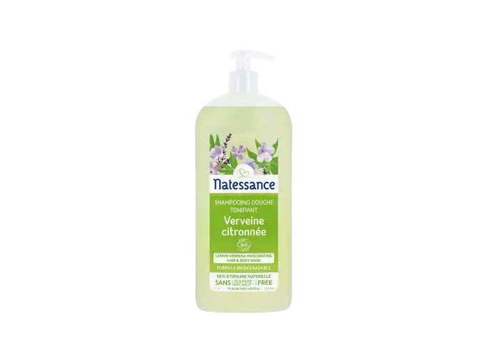 Natessance Shampooing Douche Verveine Citron 1l
