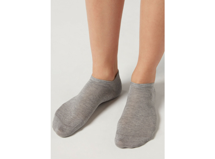 Chaussettes invisibles unisexes en coton