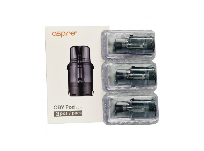 Pack de 3 pods 2ml + résistance Mesh 1.2ohm Oby Aspire