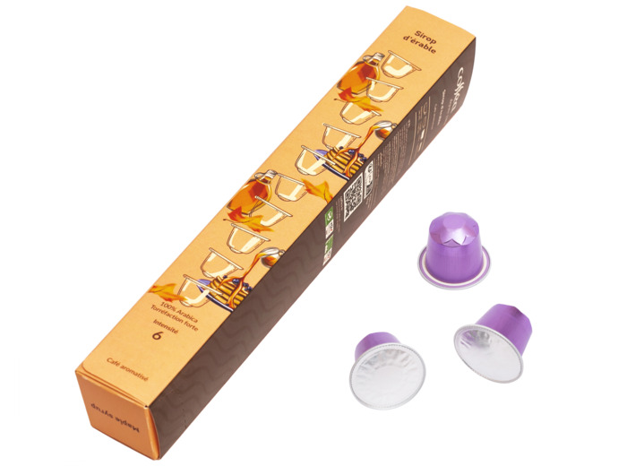 Café aromatisé «Sirop d’érable» étui Caps x10