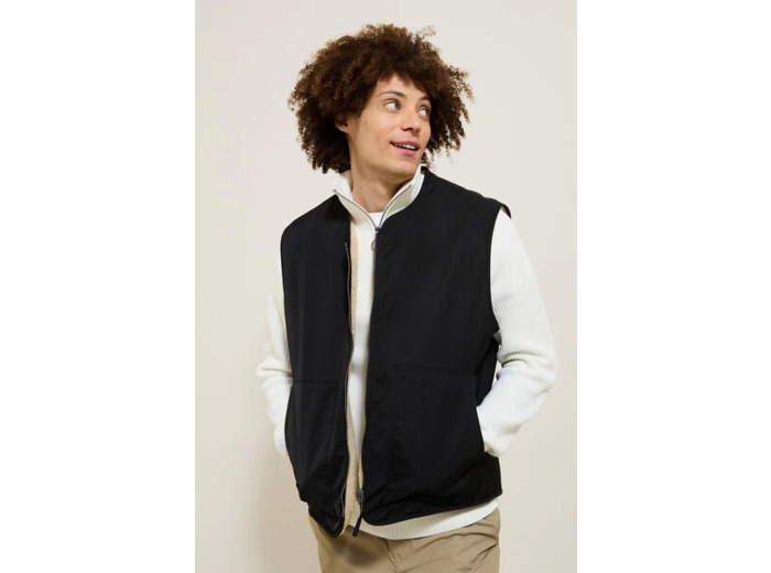 Veste sans manche réversible - Noir