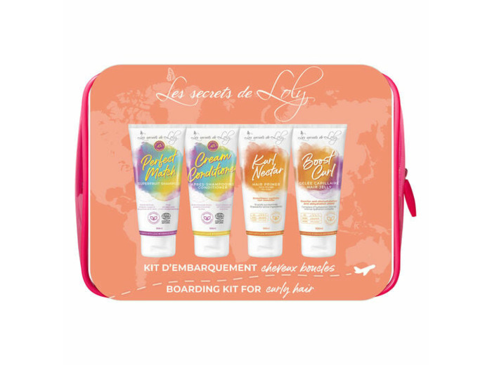 Kit d'embarquement cheveux bouclés
