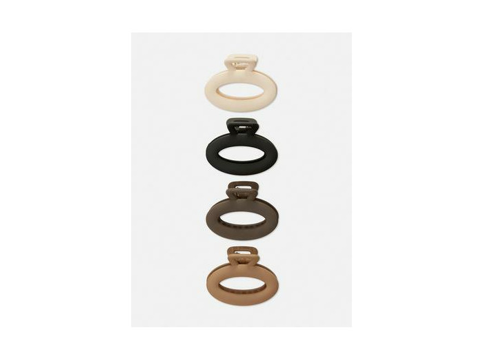 Lot de 4 barrettes mates