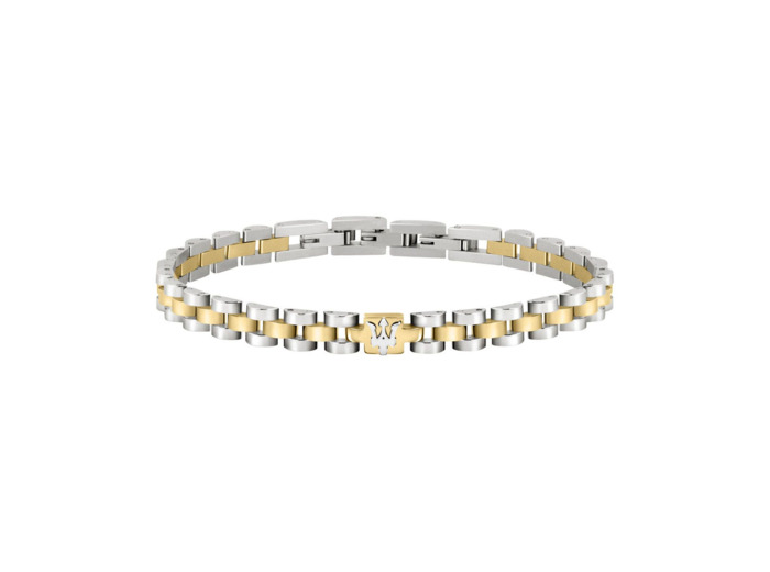Bracelet Homme Steel Argenté, Doré