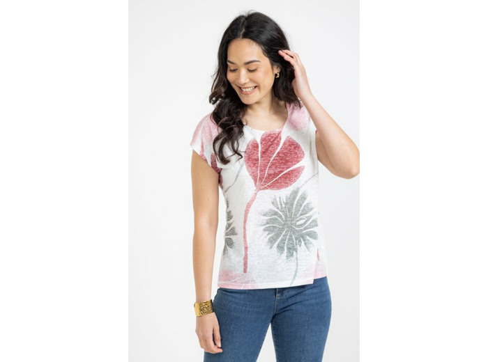 Tee-shirt imprimé manches courtes