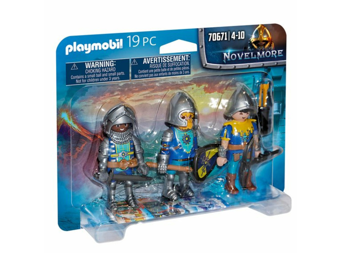 3 Chevaliers Novelmore Playmobil Novelmore 70671