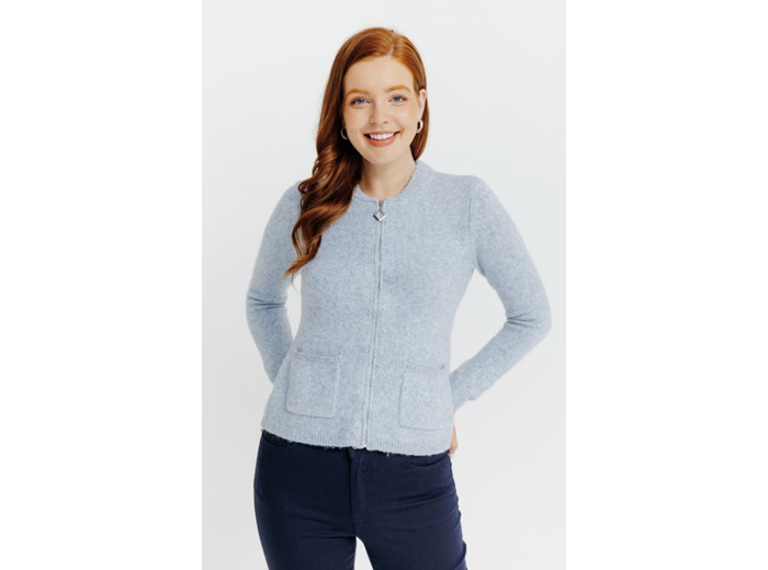 Cardigan Zippé