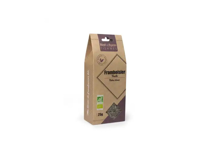 Nat&form Tisanes Framboisier Feuille Bio 25g