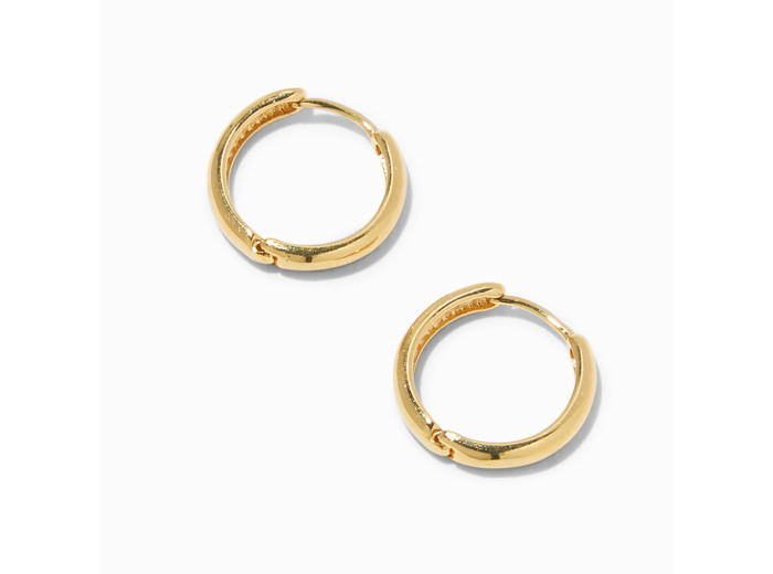 Créoles à charnière 12 mm couleur doré jaune C LUXE by Claire’s