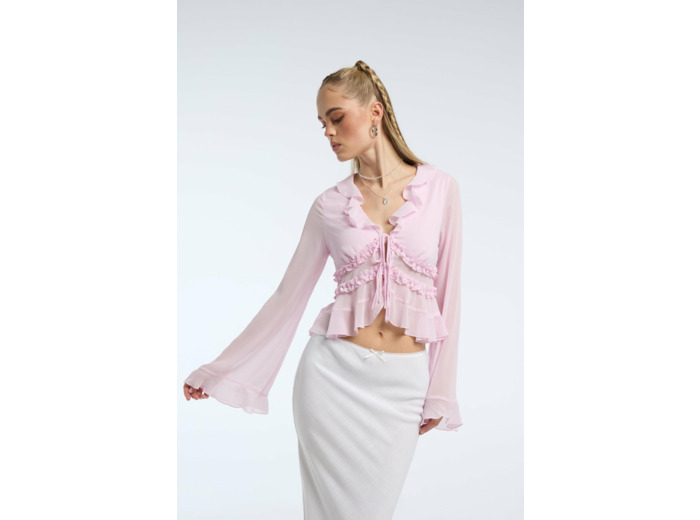 Blouse à volants