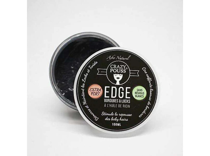 CRAZY POUSS EDGE HUILE DE RICIN NOIR