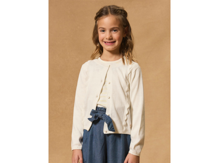 Gilet écru