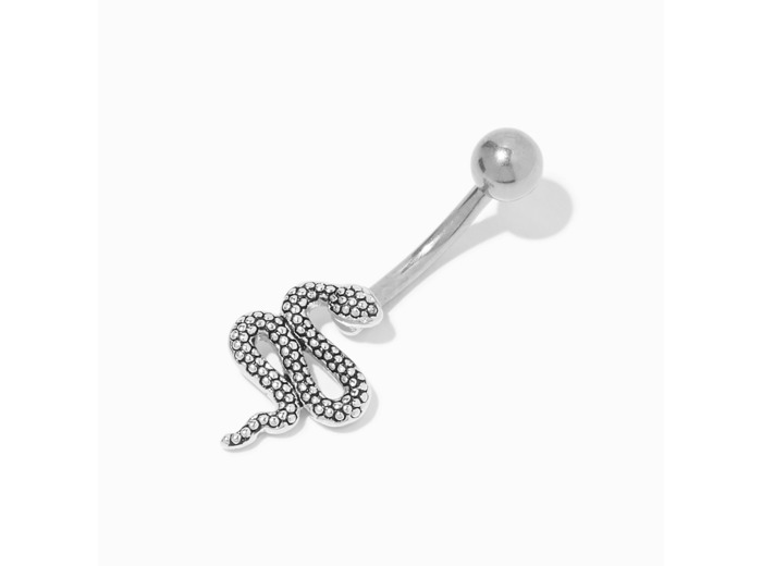 Piercing de nombril serpent 1,6 mm en titane