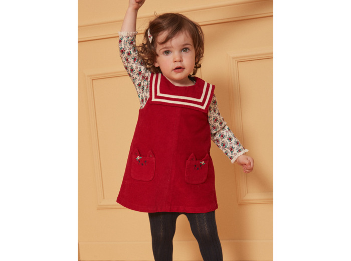 Robe à col marin
