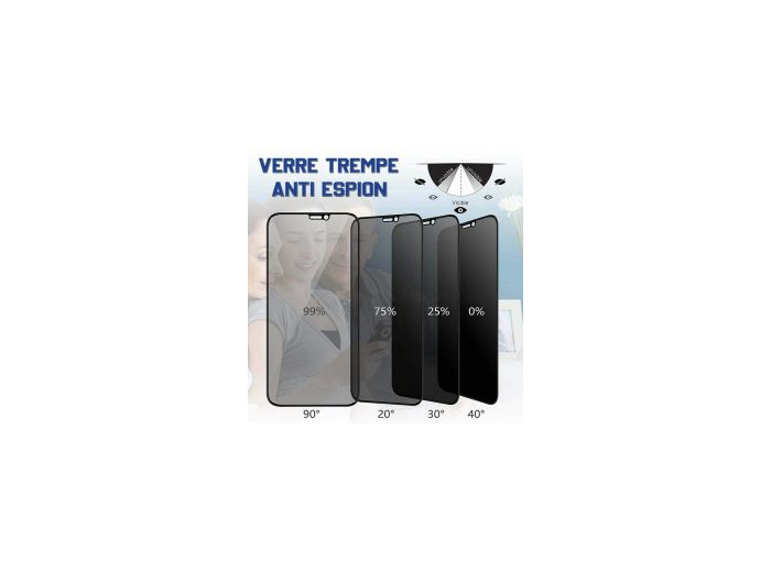 Verre trempé 3D Anti Espion