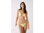 Triangle sans armatures rayé haut de maillot