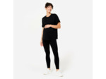 Legging yoga de maternité femme, noir