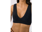 Triangle haut de maillot en matière extensible pailleté