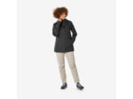 Veste de randonnée imperméable femme, NH500 noir