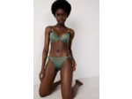 Culotte de bikini ficelle bas de maillot à nouer pailleté