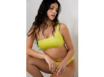 Brassière asymétrique haut de maillot de bain