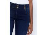 Jean long droit en denim MARINE Femme