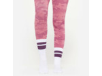 Chaussettes hautes de fitness, homme, violet