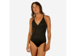 MAILLOT DE BAIN DE SURF 1 PIÈCE FEMME AVEC DOUBLE RÉGLAGE DOS BEA NOIR