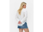 Chemise ajourée à manches longues
