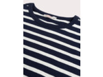 T-shirt marine avec rayures blanches pour garçon