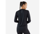 T-shirt manches longues running femme - sun protect noir