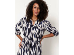 Robe courte imprimé graphique MARINE