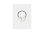 Cache-oreilles brodés de chien blanc pour fille