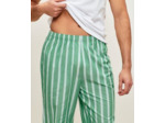 Pantalon en coton à rayures