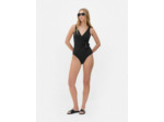 Maillot de bain effet croisé à nœud sur le côté