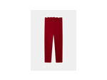 Ensemble de 2 leggings bleu marine à imprimé cœur ou rouges unis pour filles