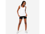 Short slim Fitness Femme - 500 Noir