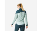 Polaire de randonnée chaude femme, MH500 Mountain vert