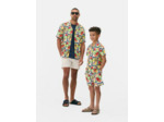 Chemise à fleurs tropicales pour ado