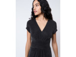 Robe longue à pailletttes NOIR